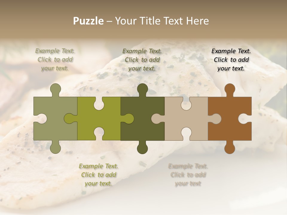 Vegetarian Gourmet Grill PowerPoint Template