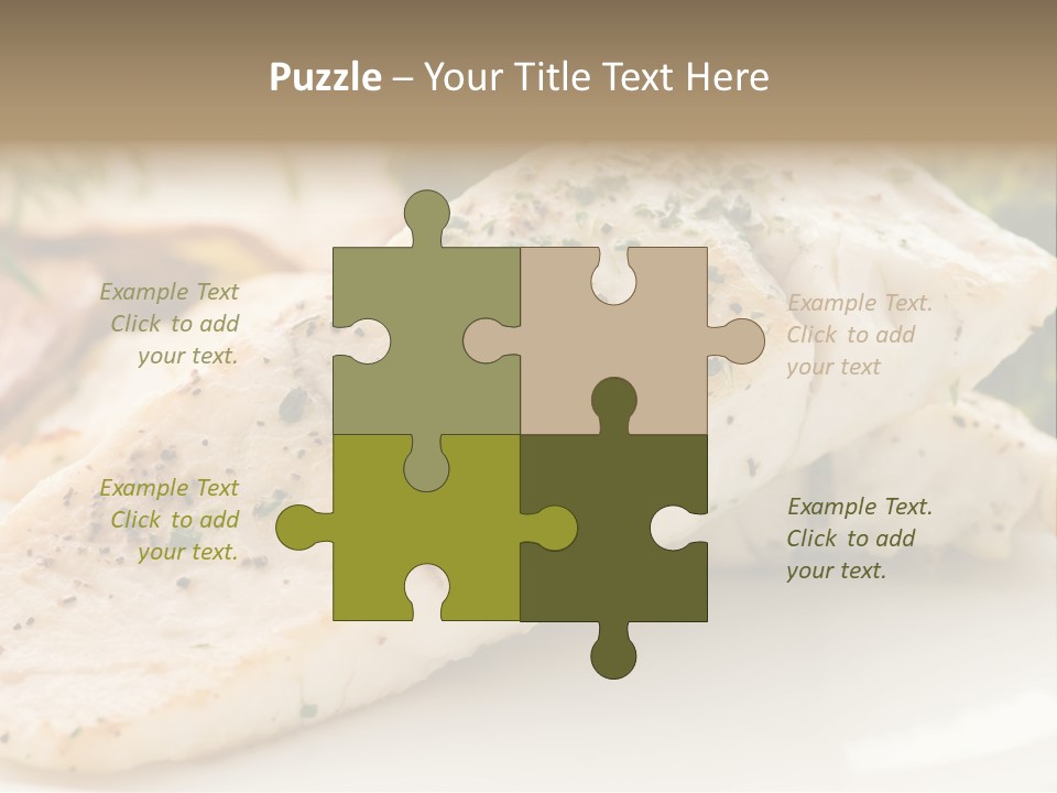 Vegetarian Gourmet Grill PowerPoint Template