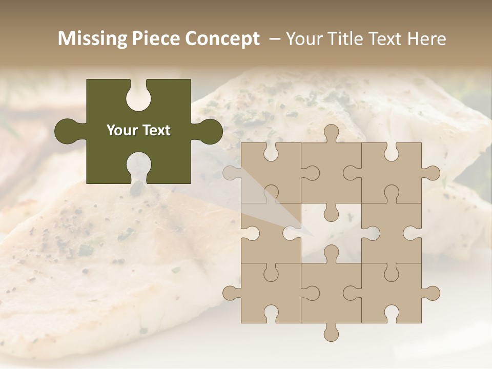 Vegetarian Gourmet Grill PowerPoint Template