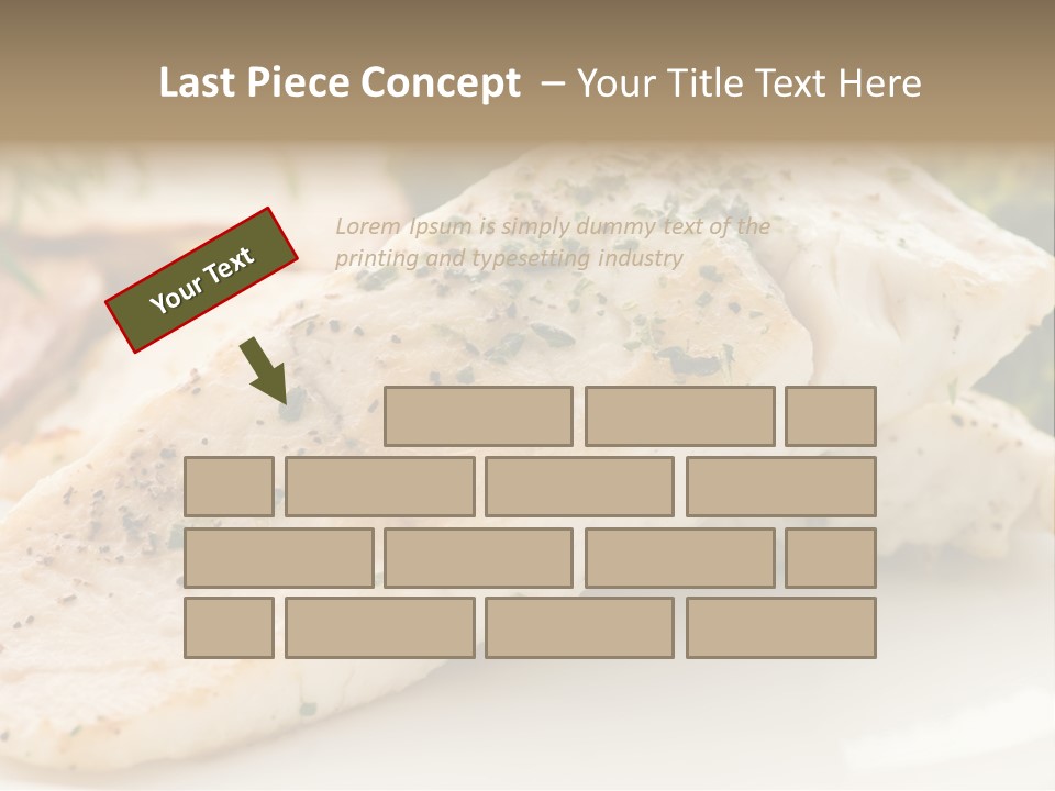 Vegetarian Gourmet Grill PowerPoint Template