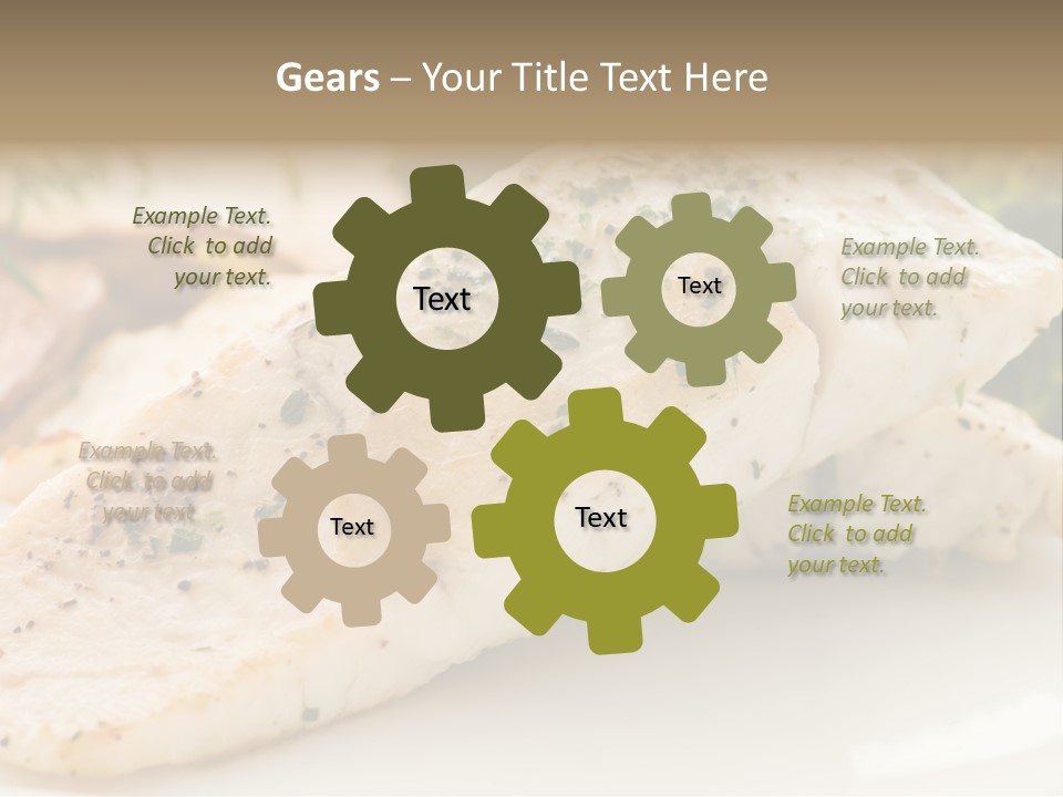 Vegetarian Gourmet Grill PowerPoint Template
