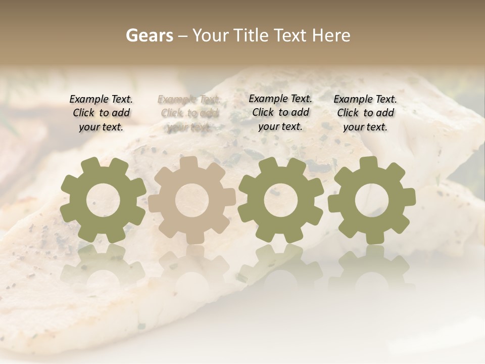 Vegetarian Gourmet Grill PowerPoint Template