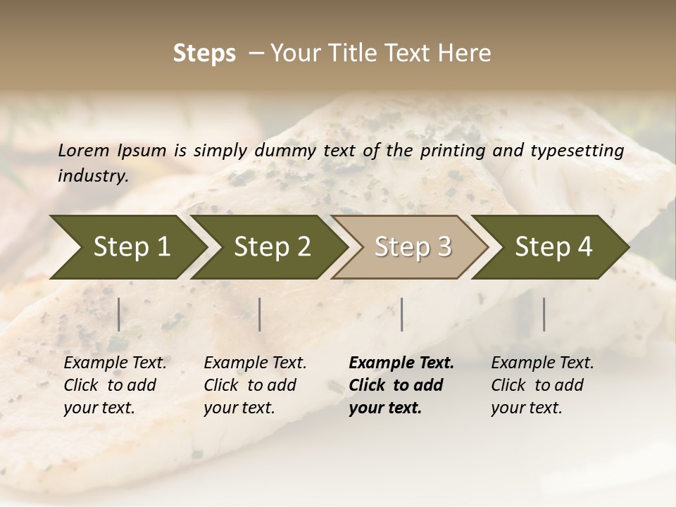 Vegetarian Gourmet Grill PowerPoint Template