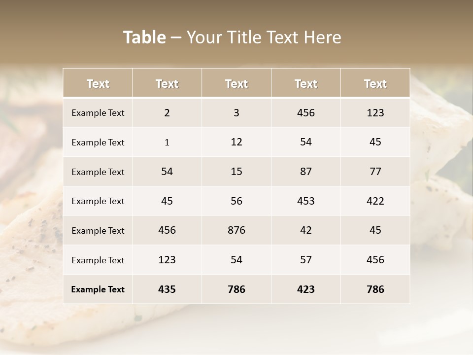 Vegetarian Gourmet Grill PowerPoint Template