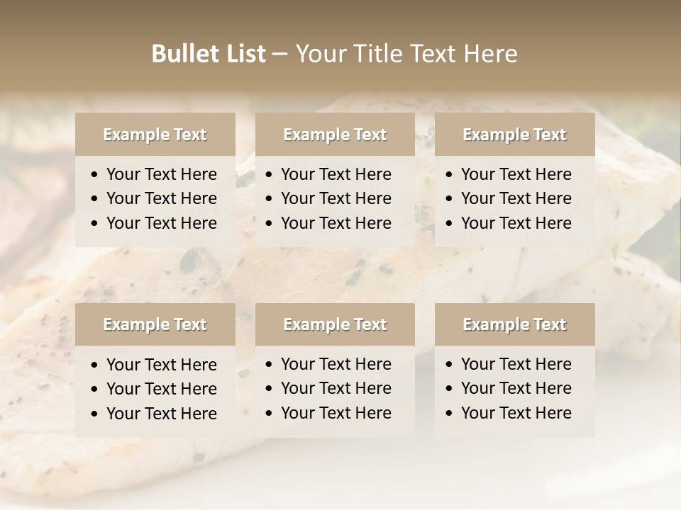 Vegetarian Gourmet Grill PowerPoint Template