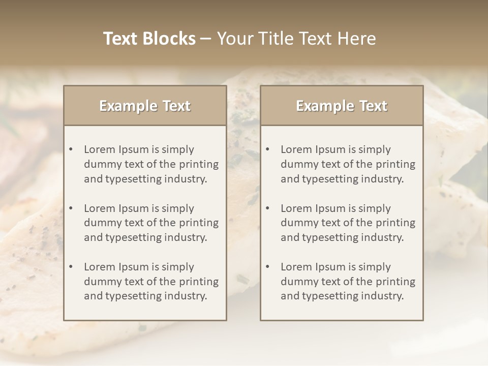 Vegetarian Gourmet Grill PowerPoint Template