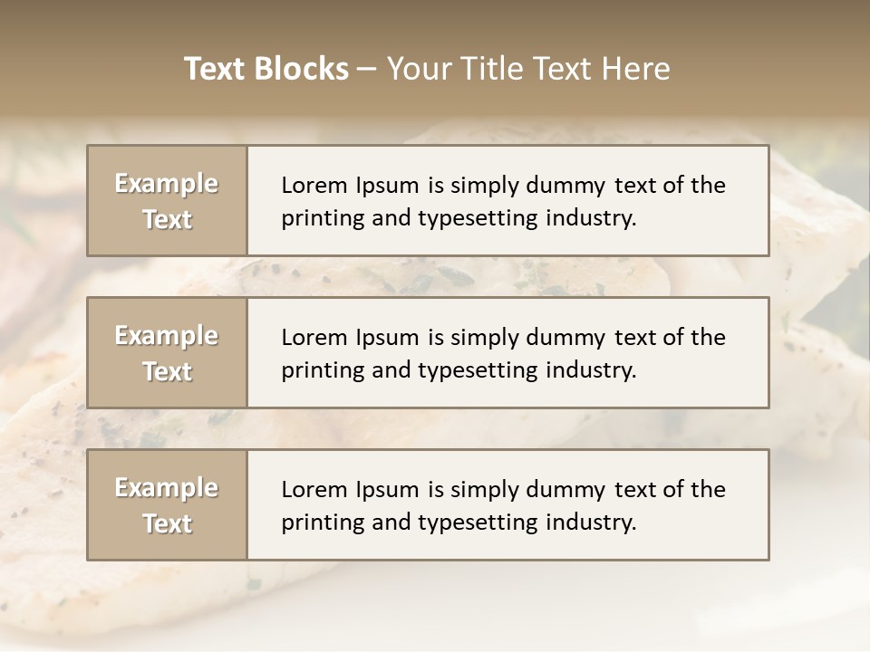 Vegetarian Gourmet Grill PowerPoint Template