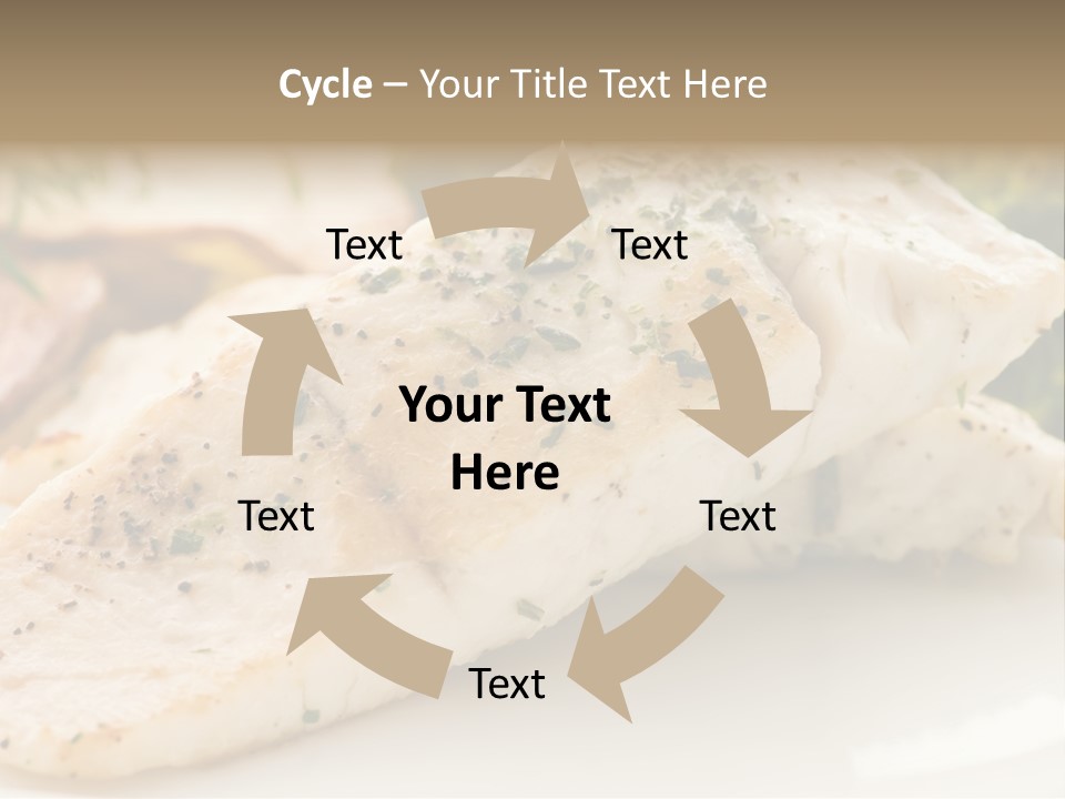 Vegetarian Gourmet Grill PowerPoint Template