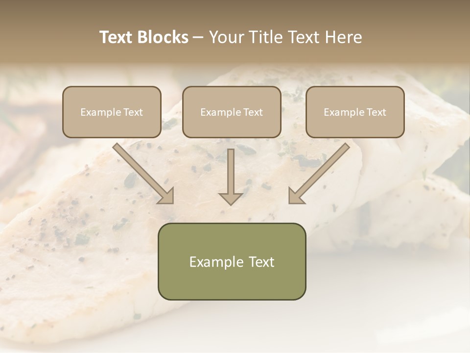 Vegetarian Gourmet Grill PowerPoint Template
