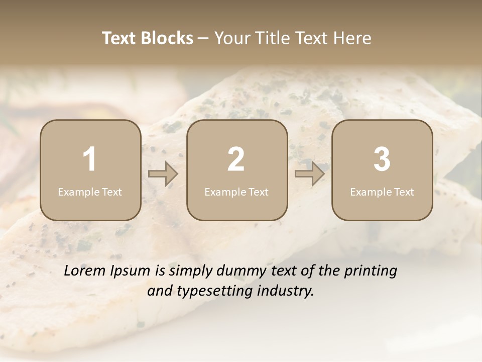 Vegetarian Gourmet Grill PowerPoint Template