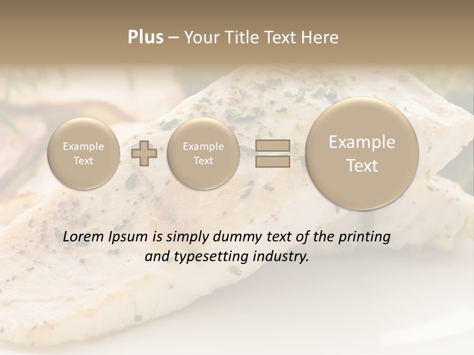 Vegetarian Gourmet Grill PowerPoint Template