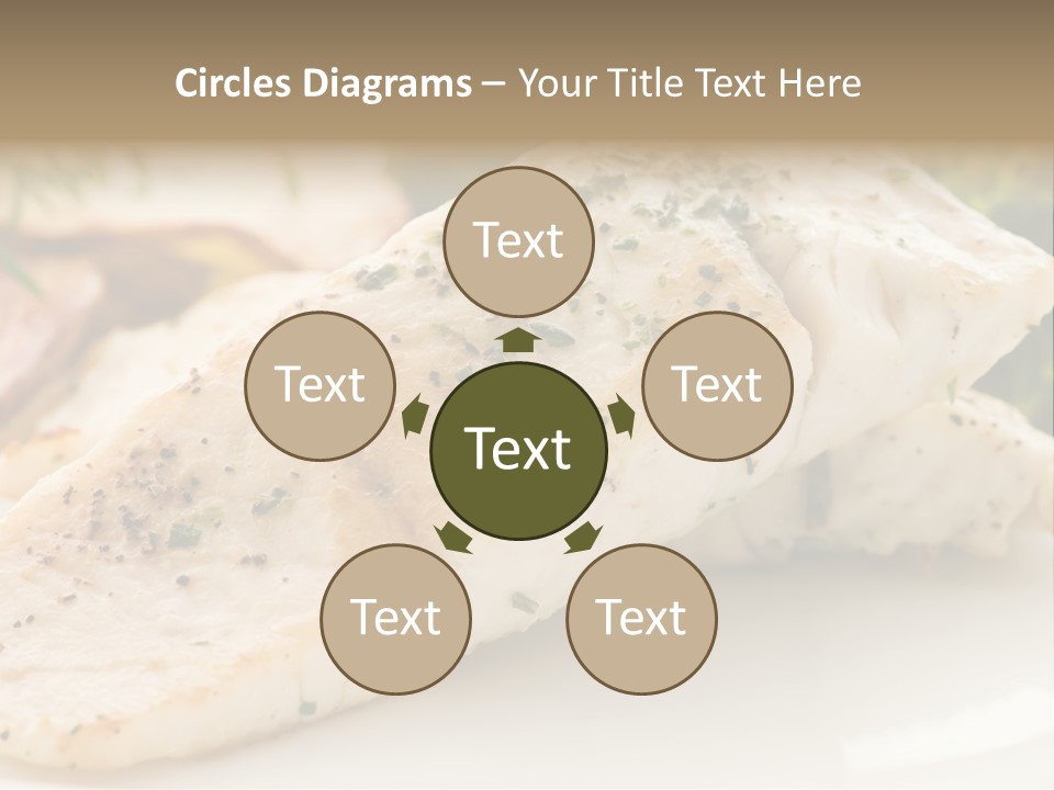 Vegetarian Gourmet Grill PowerPoint Template