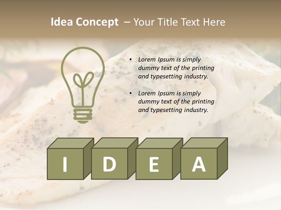 Vegetarian Gourmet Grill PowerPoint Template