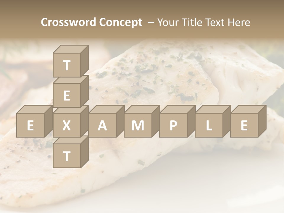 Vegetarian Gourmet Grill PowerPoint Template