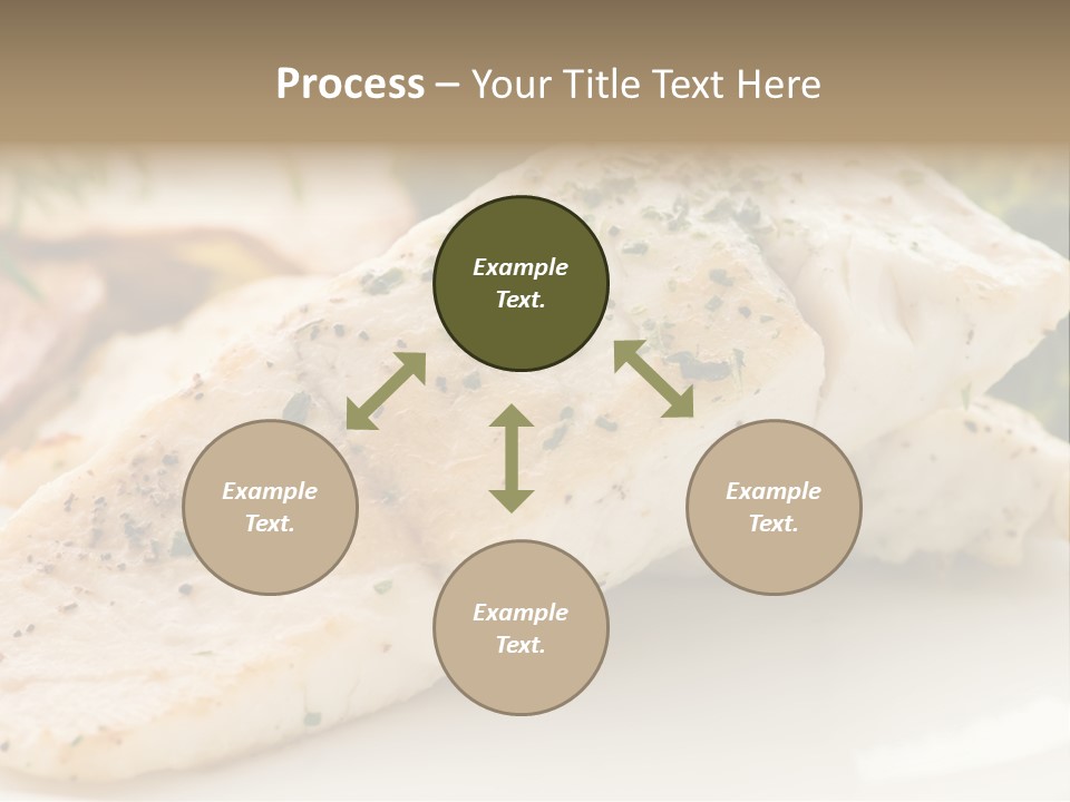 Vegetarian Gourmet Grill PowerPoint Template