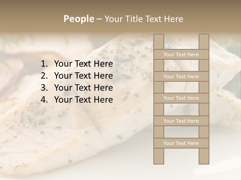 Vegetarian Gourmet Grill PowerPoint Template