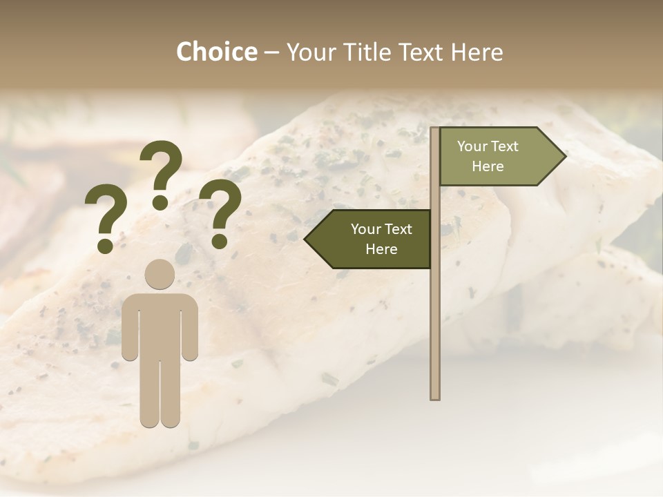 Vegetarian Gourmet Grill PowerPoint Template