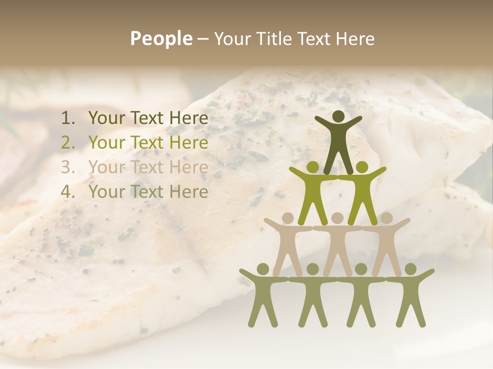Vegetarian Gourmet Grill PowerPoint Template