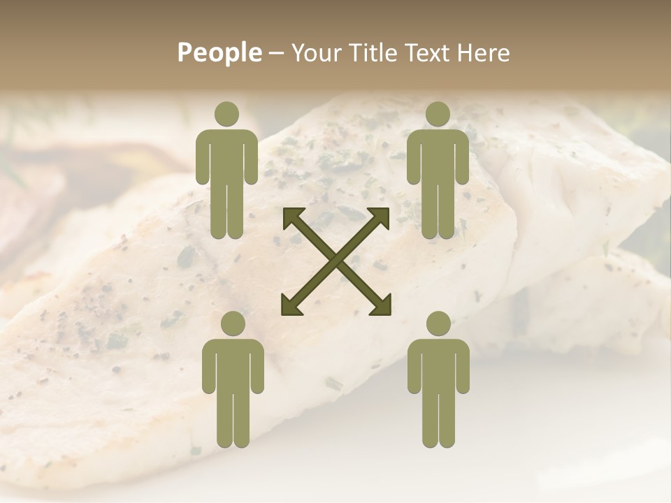 Vegetarian Gourmet Grill PowerPoint Template