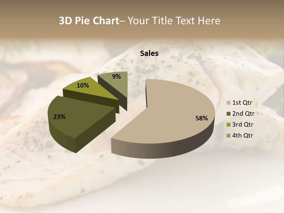 Vegetarian Gourmet Grill PowerPoint Template