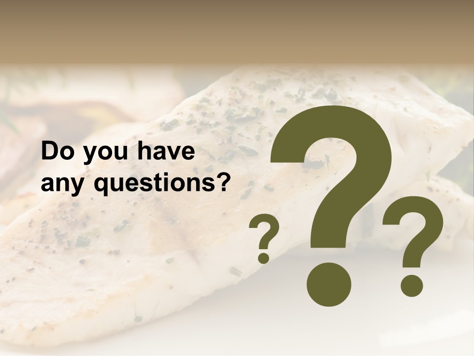 Vegetarian Gourmet Grill PowerPoint Template