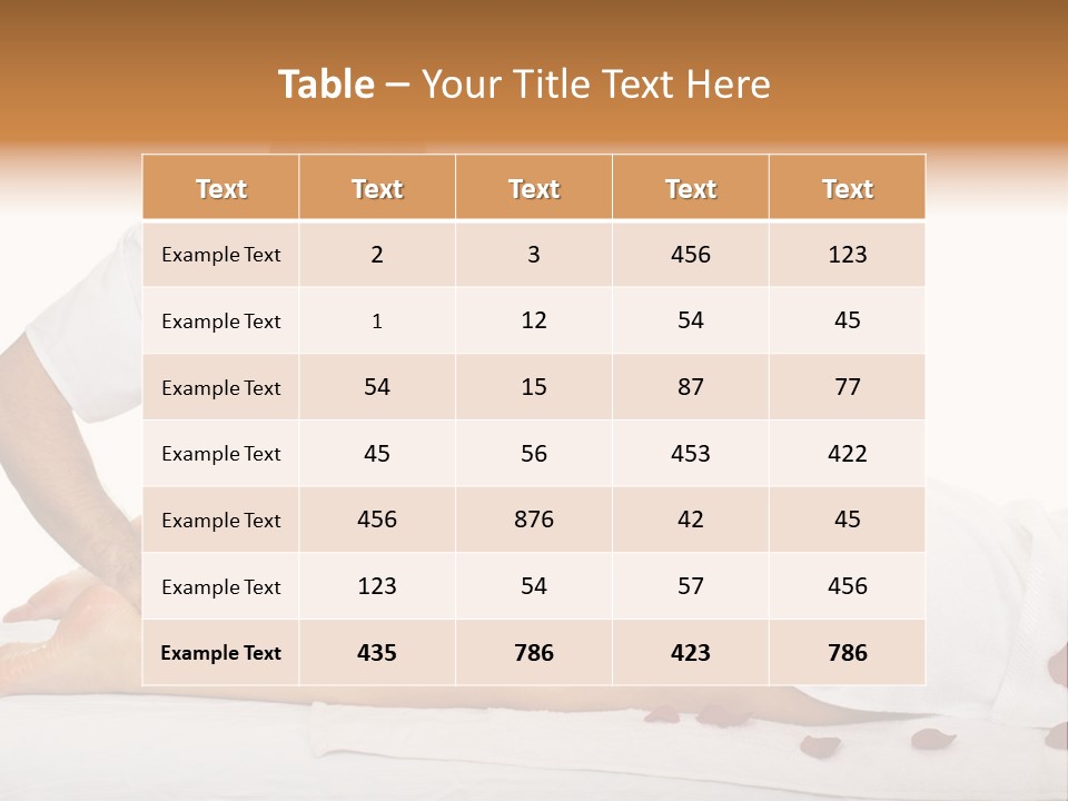 Table Retreat Anti PowerPoint Template
