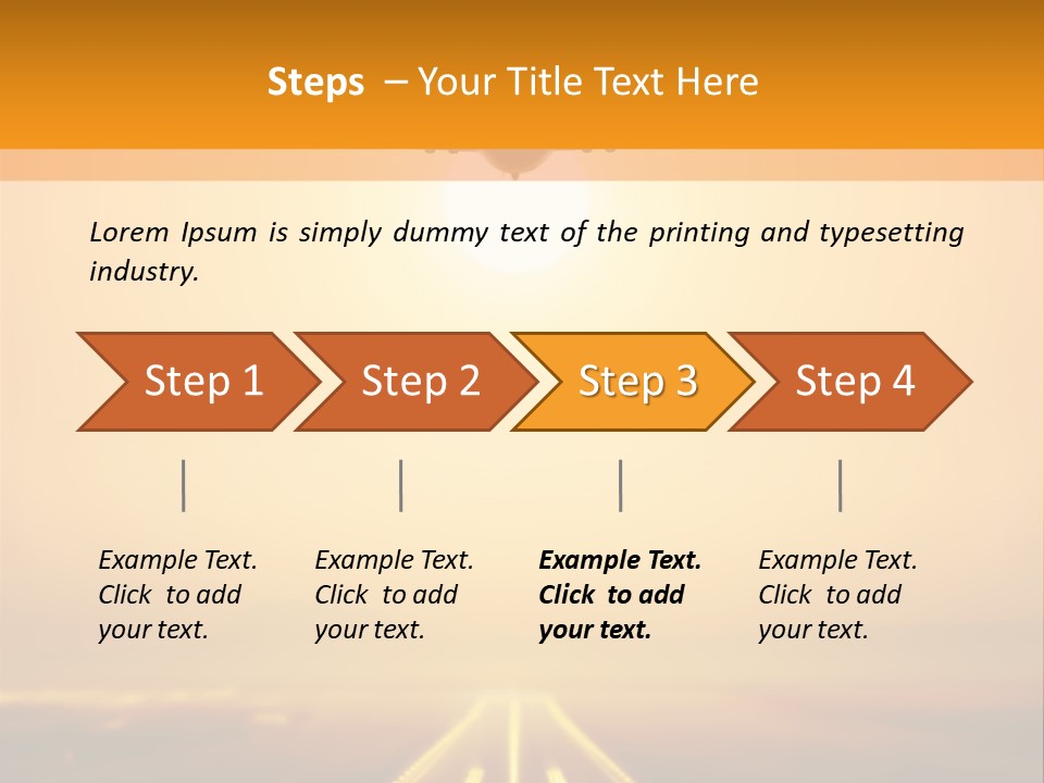 Flyable Kite Voyage PowerPoint Template