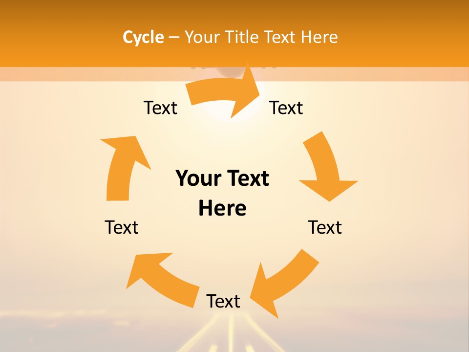 Flyable Kite Voyage PowerPoint Template