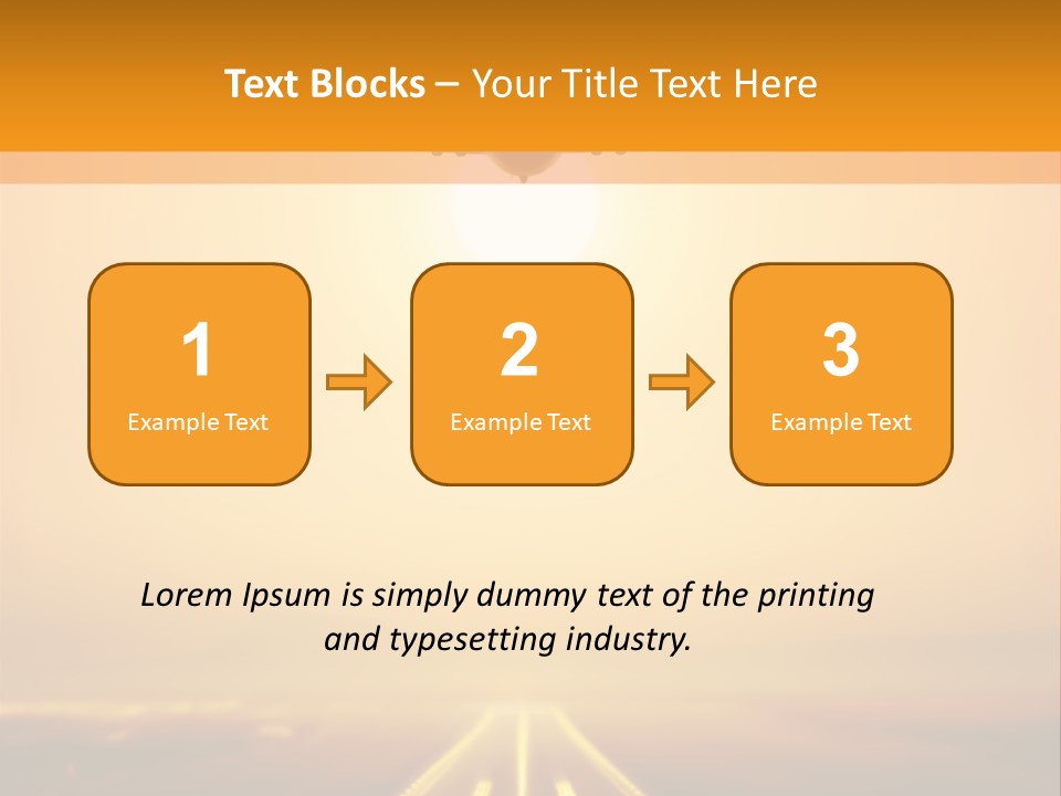 Flyable Kite Voyage PowerPoint Template