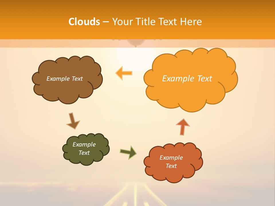 Flyable Kite Voyage PowerPoint Template
