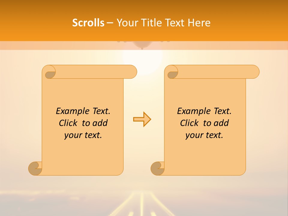 Flyable Kite Voyage PowerPoint Template