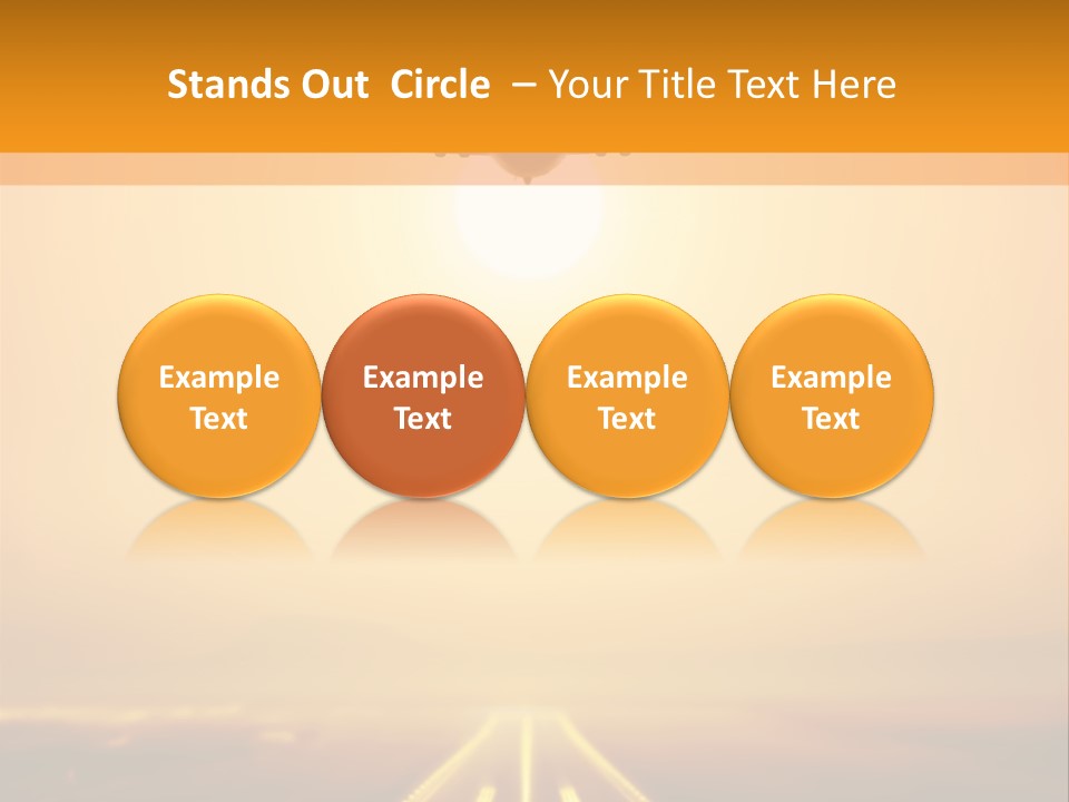 Flyable Kite Voyage PowerPoint Template