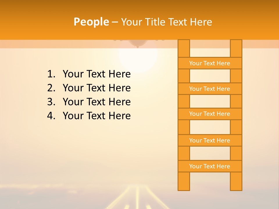 Flyable Kite Voyage PowerPoint Template