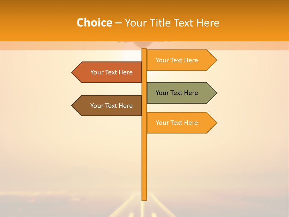 Flyable Kite Voyage PowerPoint Template