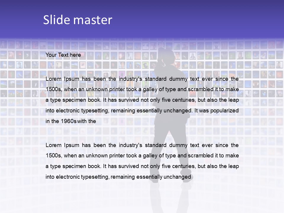 Media Communication Planet PowerPoint Template