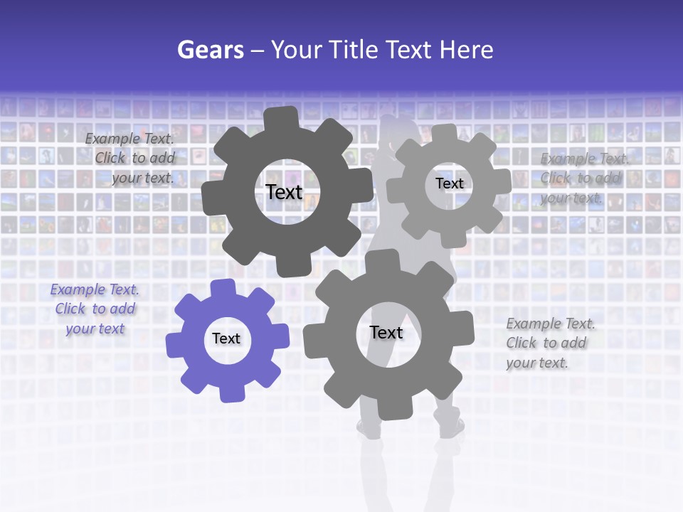 Media Communication Planet PowerPoint Template