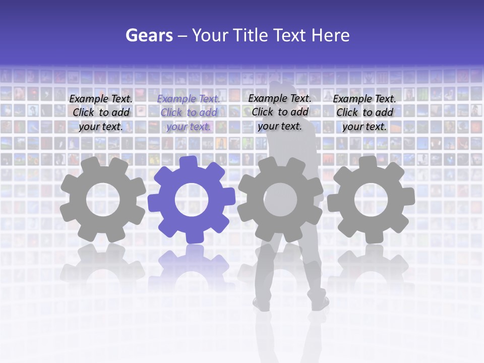 Media Communication Planet PowerPoint Template