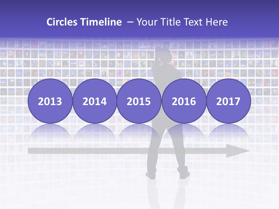 Media Communication Planet PowerPoint Template