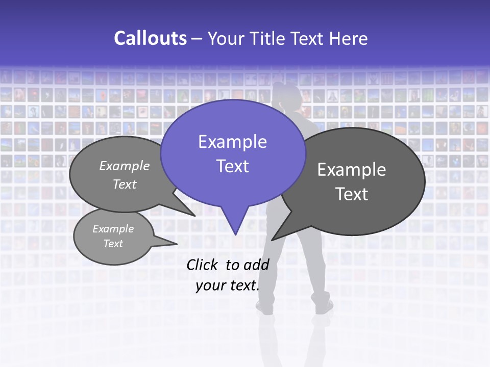 Media Communication Planet PowerPoint Template
