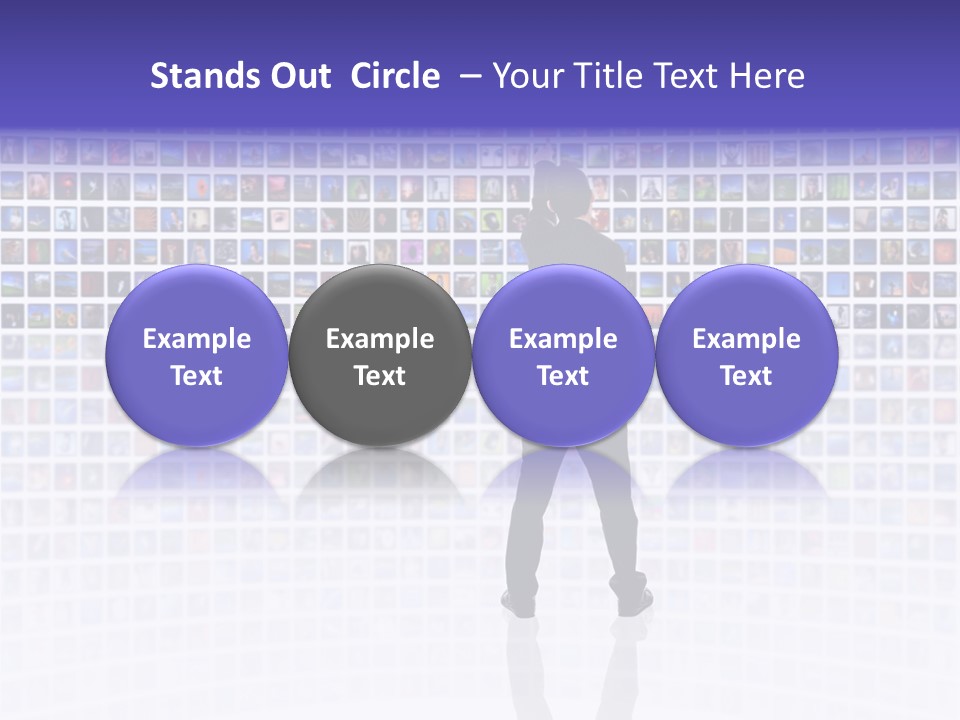 Media Communication Planet PowerPoint Template