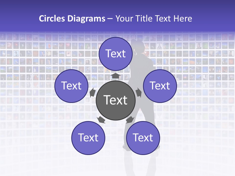 Media Communication Planet PowerPoint Template