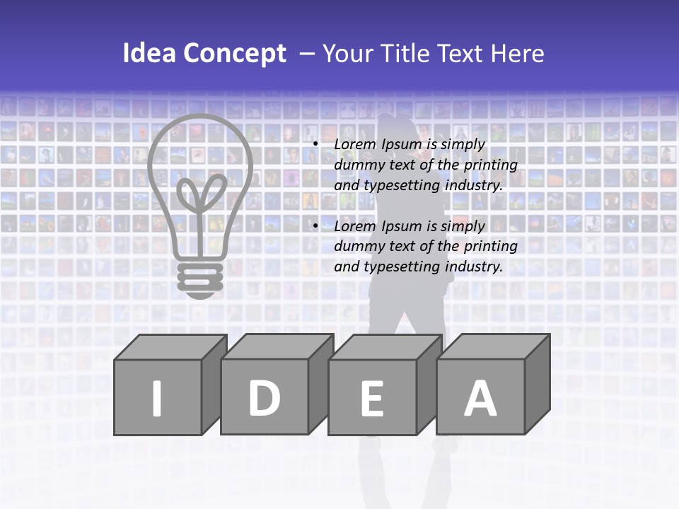 Media Communication Planet PowerPoint Template