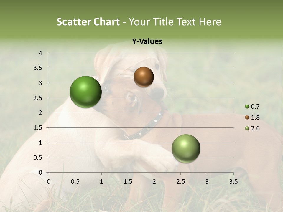 Puppy Grass Purebred PowerPoint Template