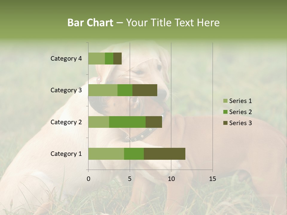 Puppy Grass Purebred PowerPoint Template