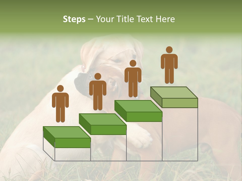 Puppy Grass Purebred PowerPoint Template