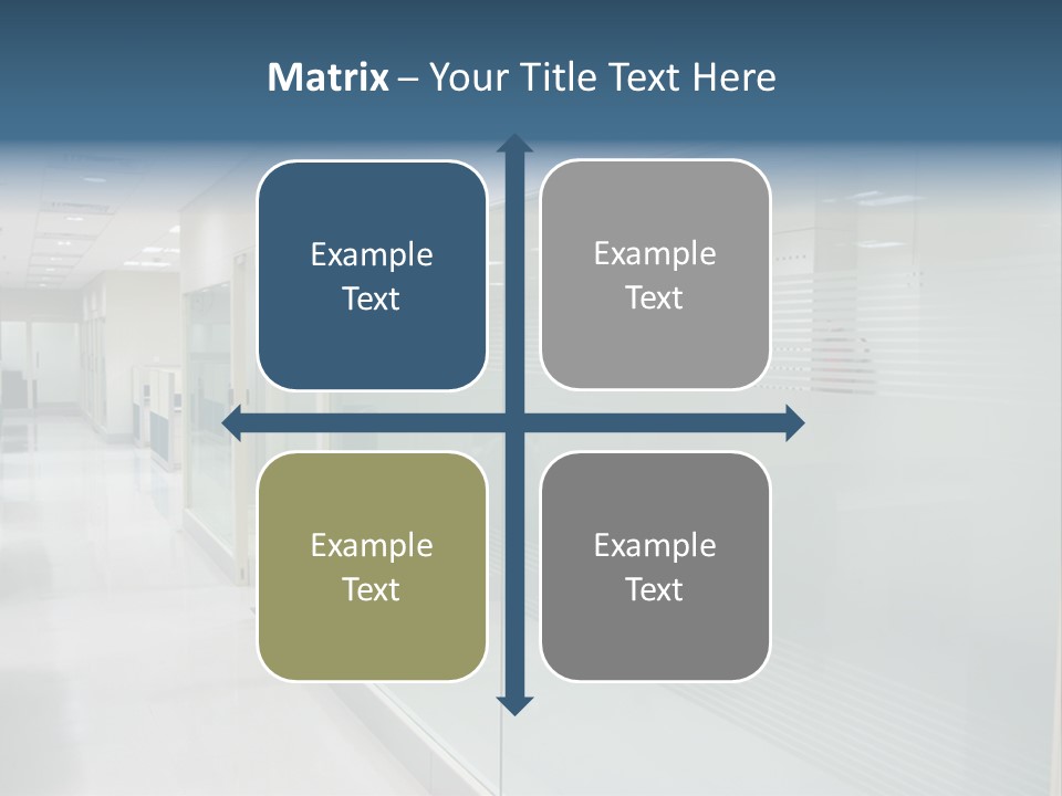 Indoors Desk Modern PowerPoint Template