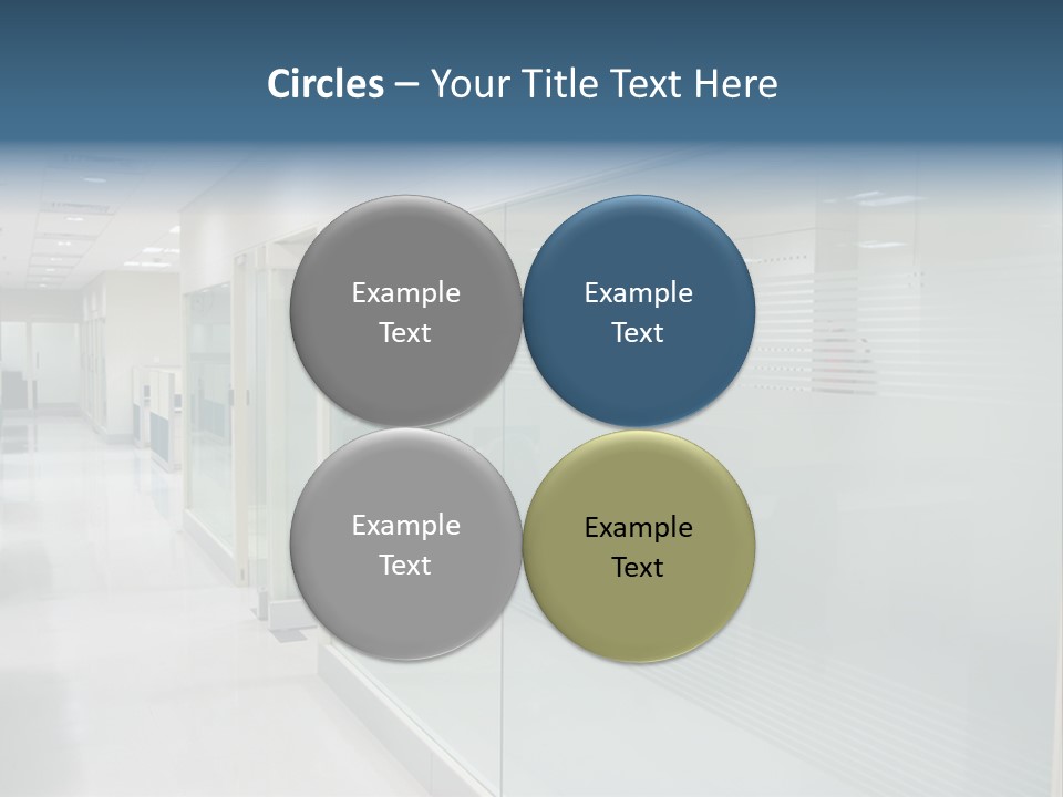 Indoors Desk Modern PowerPoint Template