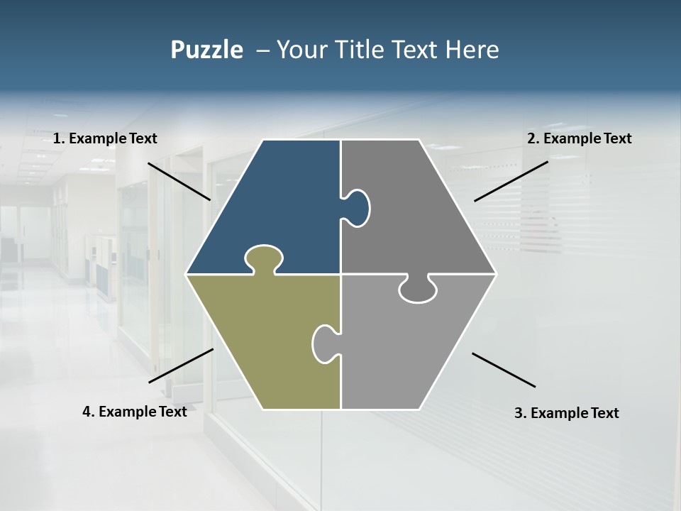 Indoors Desk Modern PowerPoint Template