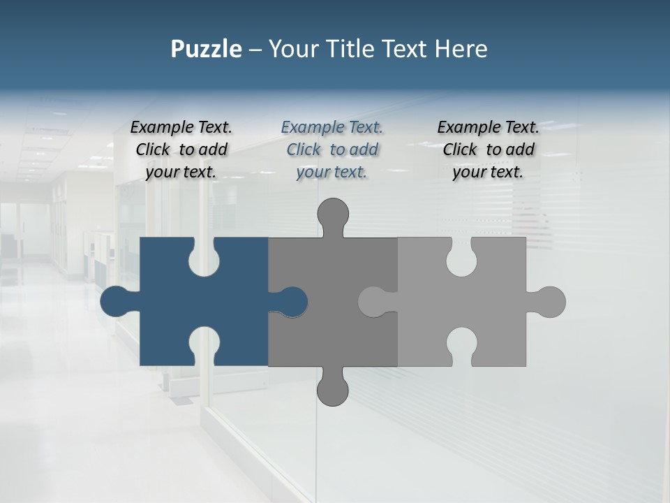 Indoors Desk Modern PowerPoint Template