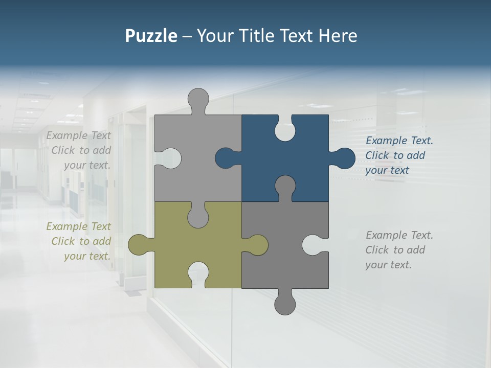 Indoors Desk Modern PowerPoint Template